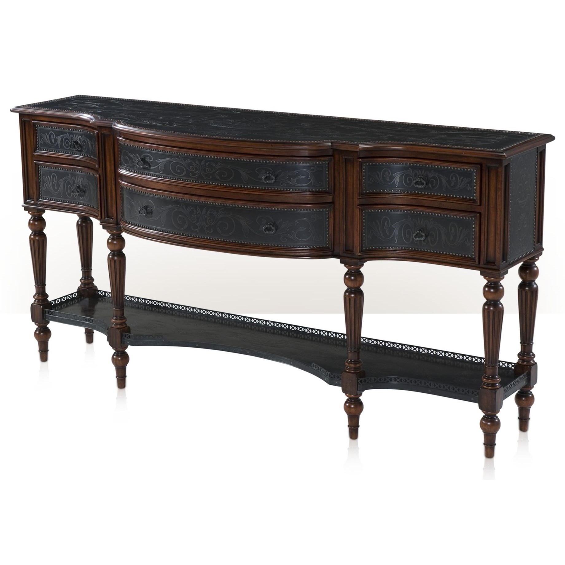 Theodore Alexander Cabinets and Sideboards Bowfront Arched